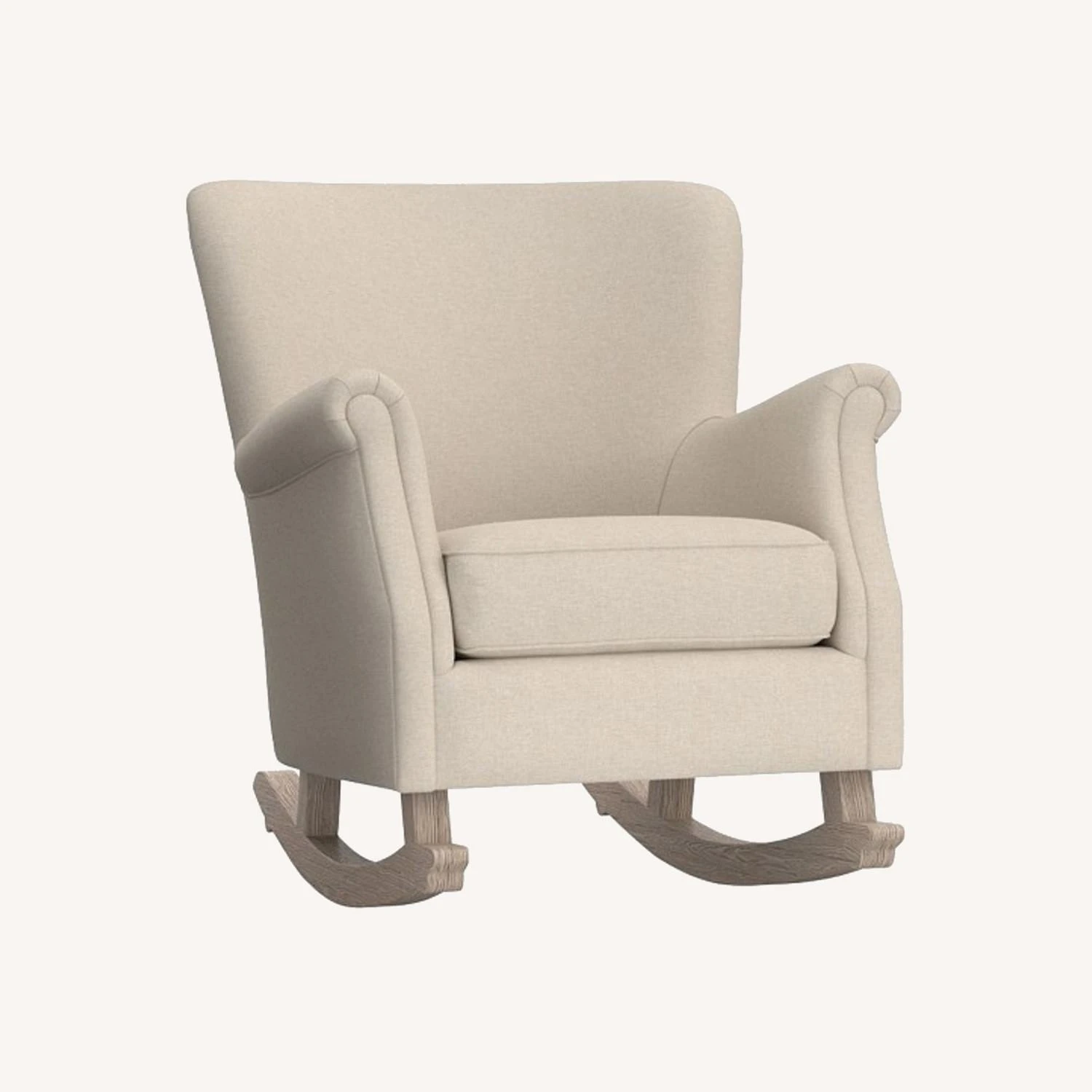 Pottery Barn Minna Small Spaces Rocker, Brushed Pottery Barn Minna Small Spaces Rocker, Brushed -Pottery Barn 1500 1500 frame 0 100
