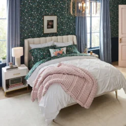 Pottery Barn Avalon Channel Stitch Upholstered Bed 1 Pottery Barn Avalon Channel Stitch Upholstered Bed -Pottery Barn 1500 1500 frame 0 1009