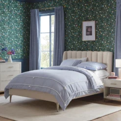 Pottery Barn Avalon Channel Stitch Upholstered Bed 4 Pottery Barn Avalon Channel Stitch Upholstered Bed -Pottery Barn 1500 1500 frame 0 1012