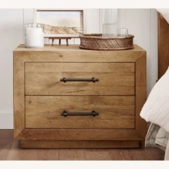 Pottery Barn Oakleigh Reclaimed Wood 2-Drawer Nightstand -Pottery Barn 1500 1500 frame 0 1058