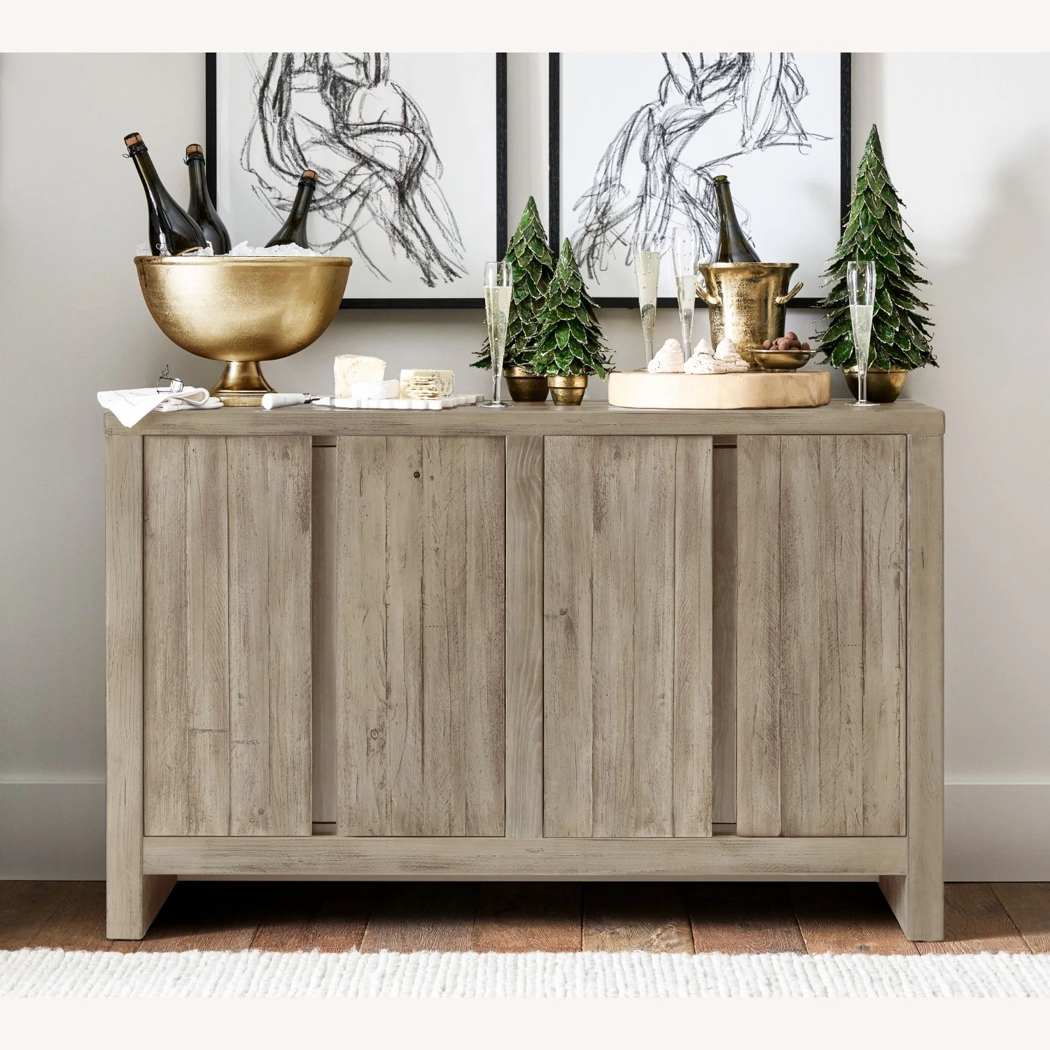 Pottery Barn Pismo Reclaimed Wood Console Buffet Pottery Barn Pismo Reclaimed Wood Console Buffet -Pottery Barn 1500 1500 frame 0 1154