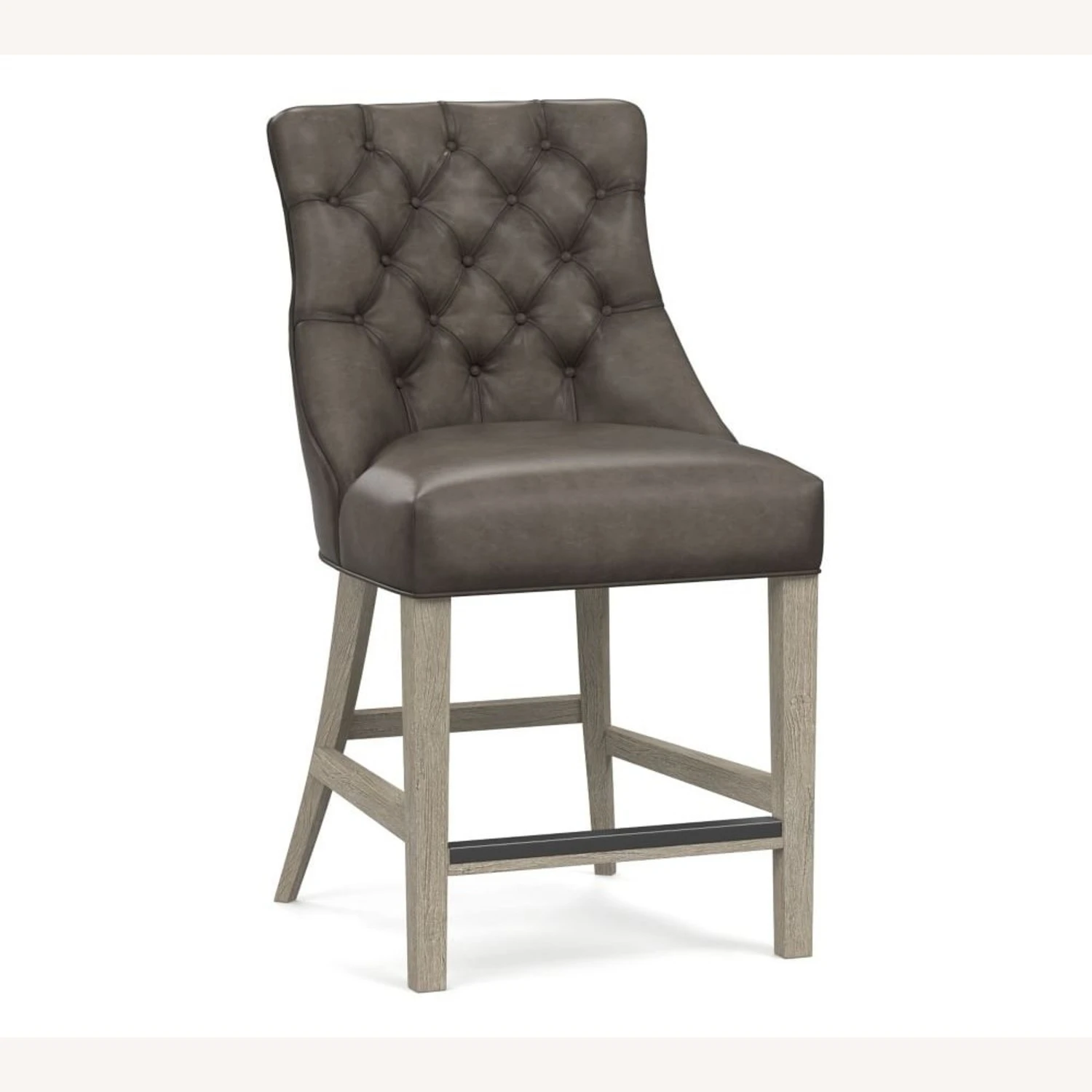 Pottery Barn Hayes Tufted Leather Counter Height Stool Pottery Barn Hayes Tufted Leather Counter Height Stool -Pottery Barn 1500 1500 frame 0 1287