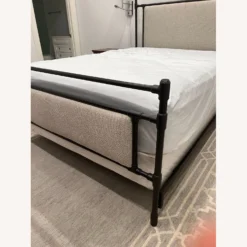 Queen Bed Frame (Metal And Upholstered) -Pottery Barn 1500 1500 frame 0 1361