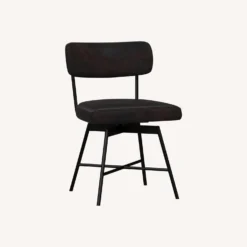 Pottery Barn Maison Leather Swivel Desk Chair