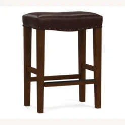 Pottery Barn Manchester Leather Backless Bar Stool 2 Pottery Barn Manchester Leather Backless Bar Stool -Pottery Barn 1500 1500 frame 0 1487