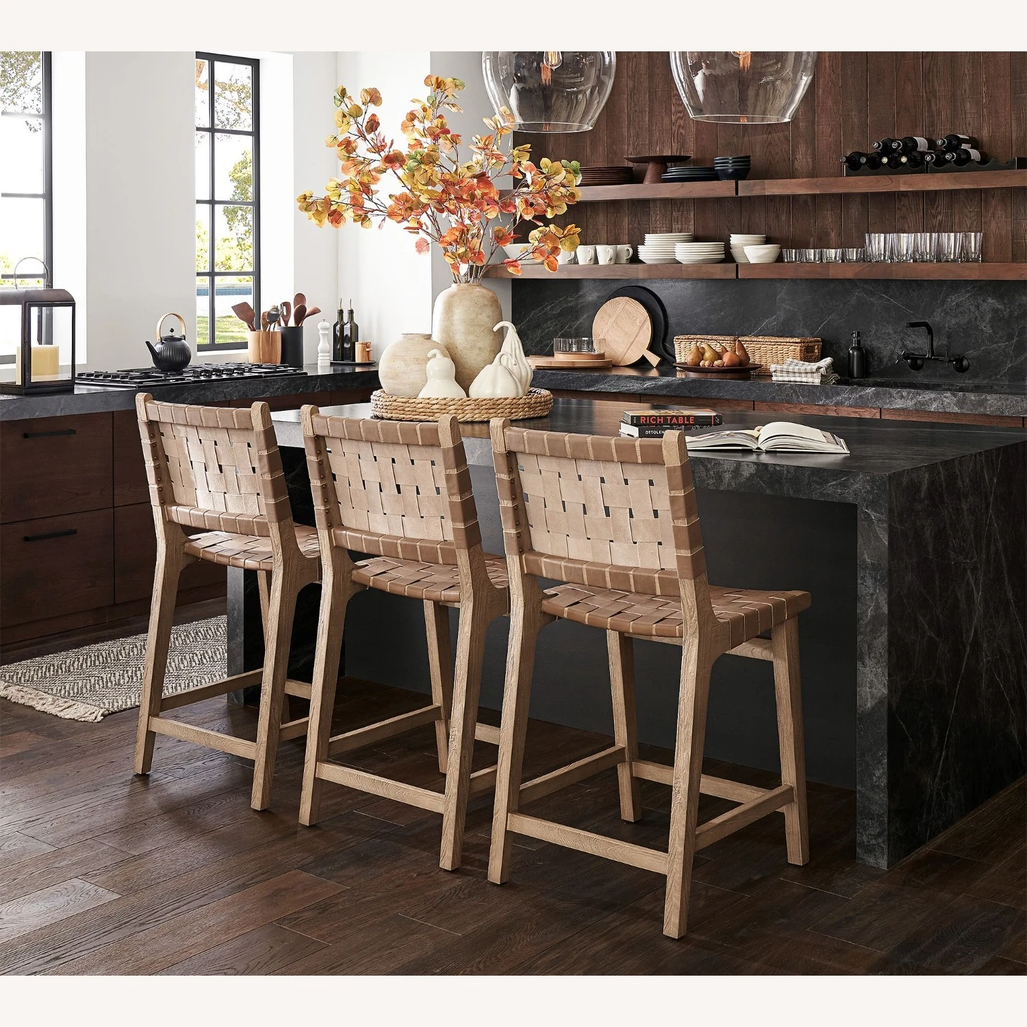 Pottery Barn Fenton Woven Leather Bar Stool Pottery Barn Fenton Woven Leather Bar Stool -Pottery Barn 1500 1500 frame 0 1583