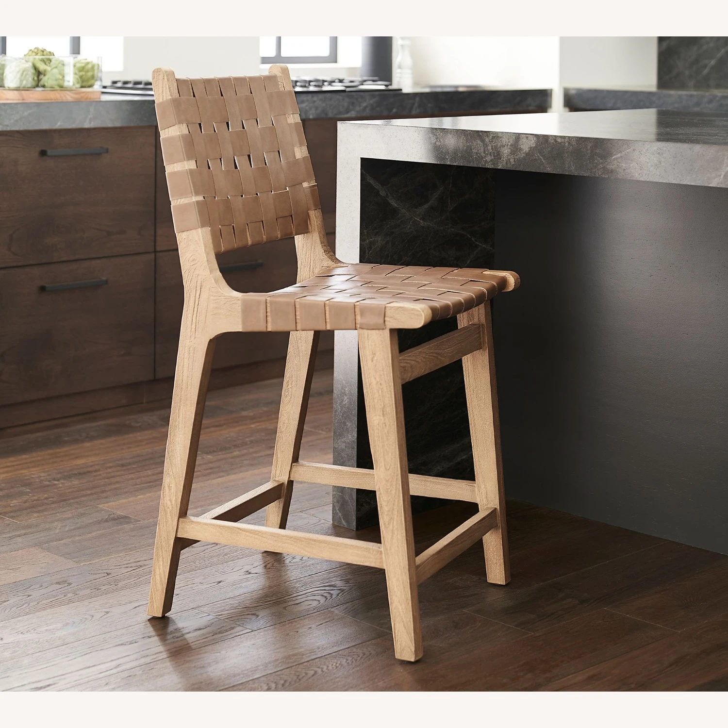 Pottery Barn Fenton Woven Leather Bar Stool Pottery Barn Fenton Woven Leather Bar Stool -Pottery Barn 1500 1500 frame 0 1586