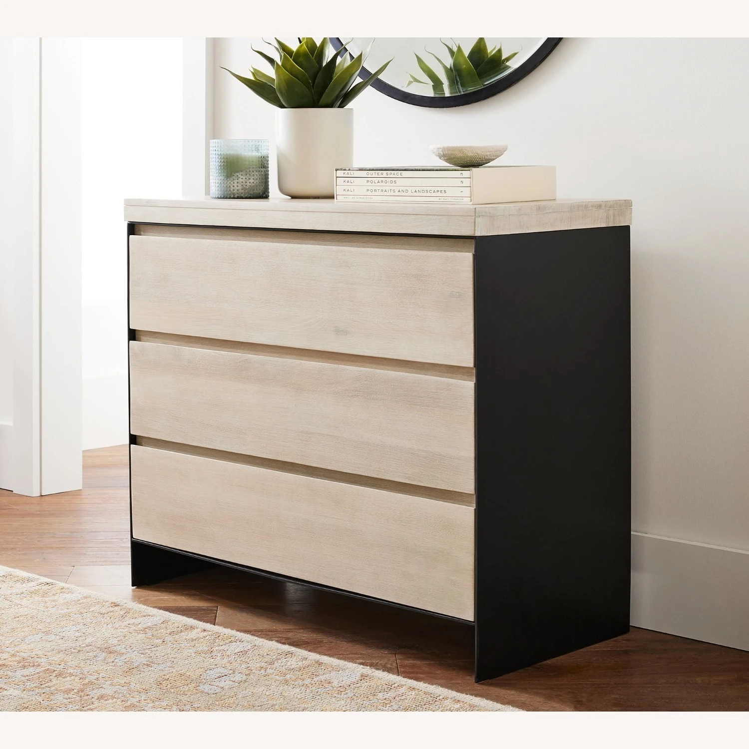 Pottery Barn Cayman Wood & Metal 3-Drawer Dresser Pottery Barn Cayman Wood & Metal 3-Drawer Dresser -Pottery Barn 1500 1500 frame 0 1592