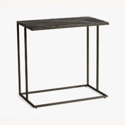 Pottery Barn Duke Rectangular Metal C-Table -Pottery Barn 1500 1500 frame 0 1607