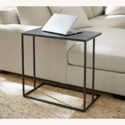 Pottery Barn Duke Rectangular Metal C-Table -Pottery Barn 1500 1500 frame 0 1608