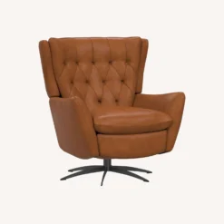 Pottery Barn Wells Leather Swivel Recliner 5 Pottery Barn Wells Leather Swivel Recliner -Pottery Barn 1500 1500 frame 0 1625