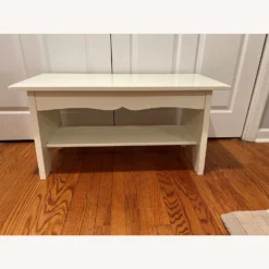 Pottery Barn Teen White Bench -Pottery Barn 1500 1500 frame 0 1684