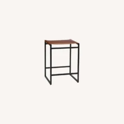 Pottery Barn Hardy Backless Leather Counter Stool 2 Pottery Barn Hardy Backless Leather Counter Stool -Pottery Barn 1500 1500 frame 0 172