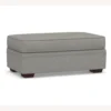 Pottery Barn Pearce Roll Arm Upholstered Ottoman