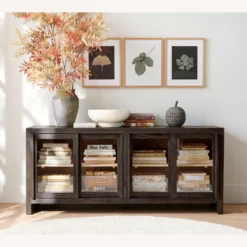 Pottery Barn Folsom Glass Media Console 2 Pottery Barn Folsom Glass Media Console -Pottery Barn 1500 1500 frame 0 1732