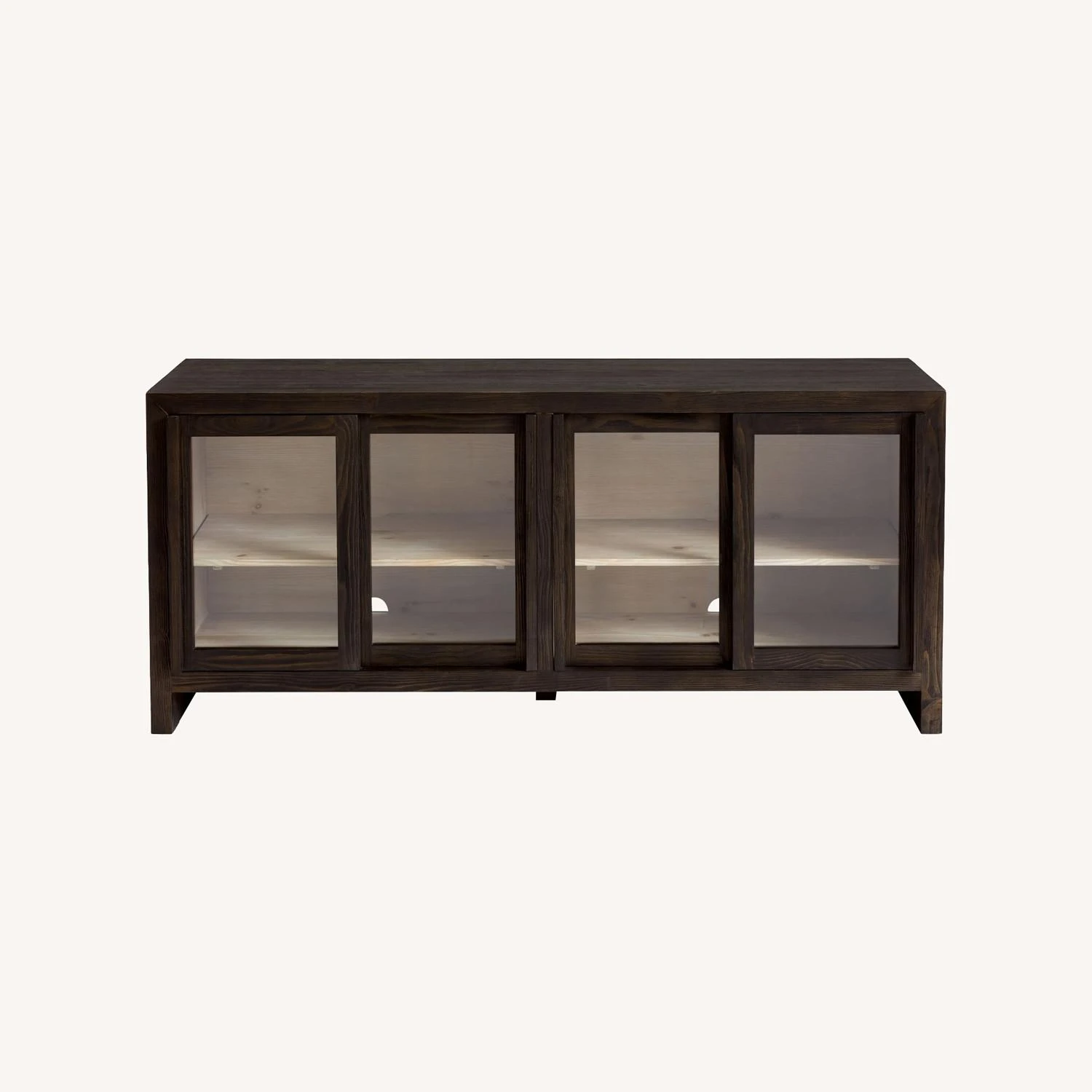 Pottery Barn Folsom Glass Media Console Pottery Barn Folsom Glass Media Console -Pottery Barn 1500 1500 frame 0 1736