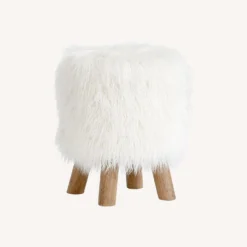 Pottery Barn Mongolian Faux Fur Stool -Pottery Barn 1500 1500 frame 0 178