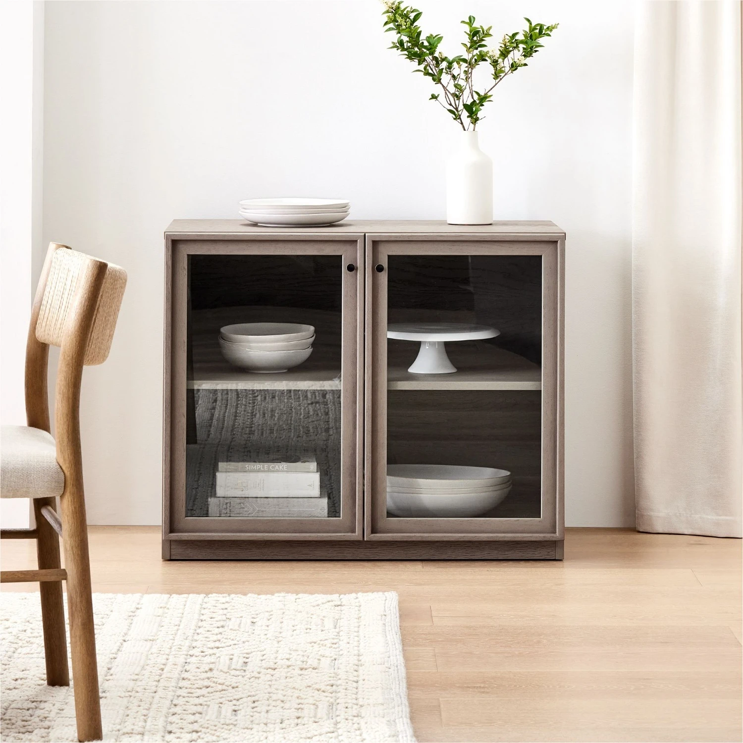 Pottery Barn Holmes Modular 2-Door Glass Console Pottery Barn Holmes Modular 2-Door Glass Console -Pottery Barn 1500 1500 frame 0 1820