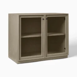 Pottery Barn Holmes Modular 2-Door Glass Console 3 Pottery Barn Holmes Modular 2-Door Glass Console -Pottery Barn 1500 1500 frame 0 1823