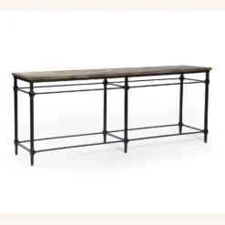 Pottery Barn Parquet Reclaimed Wood Grand Console