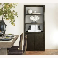 Pottery Barn Folsom Open Bookcase With Doors -Pottery Barn 1500 1500 frame 0 19