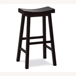 Pottery Barn Tibetan Bar Height Stool, Black