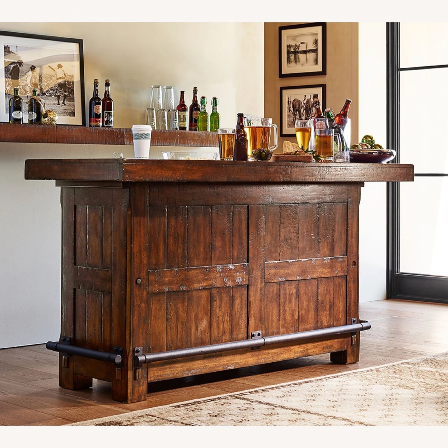 Pottery Barn Rustic Ultimate Bar in Rustic Mahogany Pottery Barn Rustic Ultimate Bar In Rustic Mahogany -Pottery Barn 1500 1500 frame 0 1938