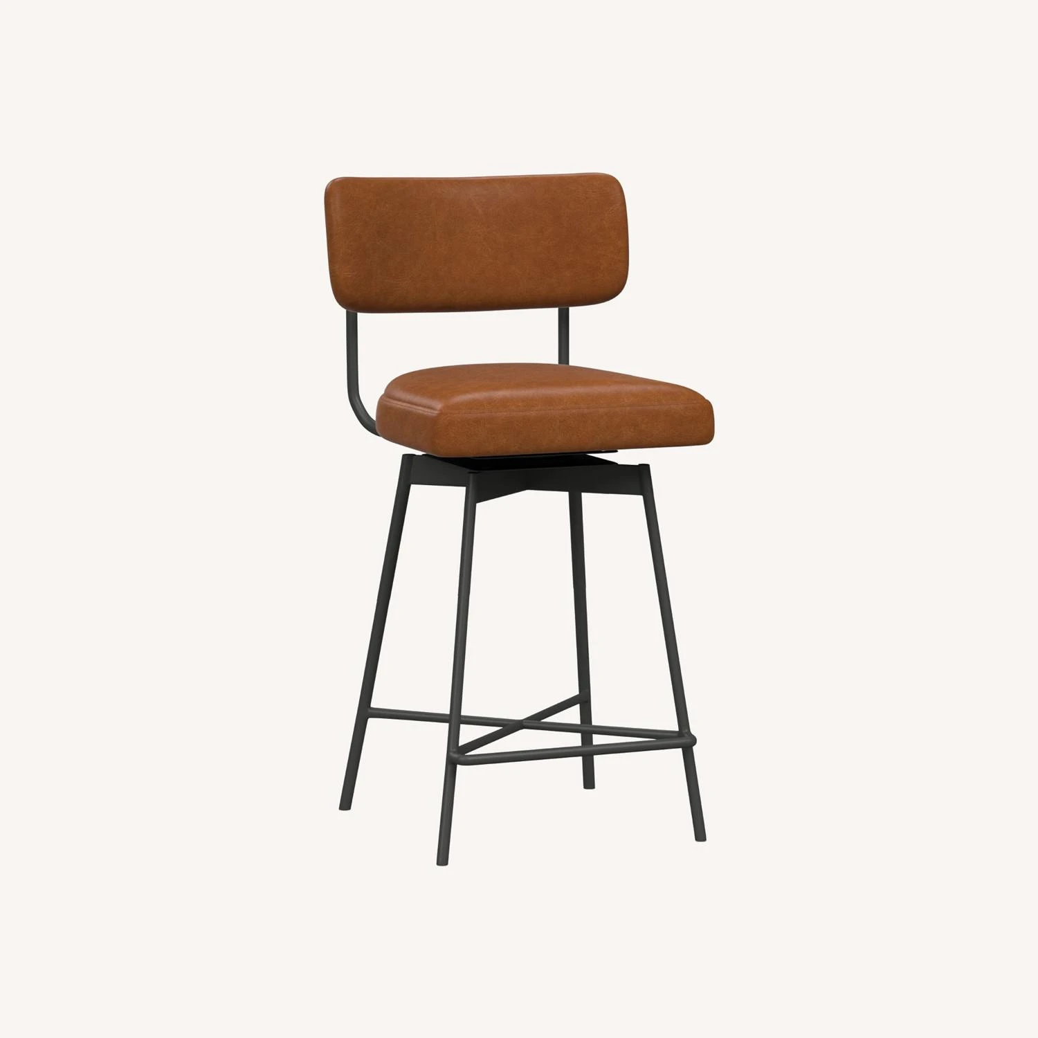 Pottery Barn Maison Leather Swivel Counter Stool Pottery Barn Maison Leather Swivel Counter Stool -Pottery Barn 1500 1500 frame 0 1964