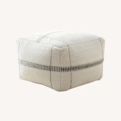 Pottery Barn Mal Indoor/Outdoor Textured Pouf