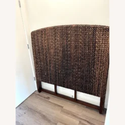 Brown Seagrass Headboard -Pottery Barn 1500 1500 frame 0 202