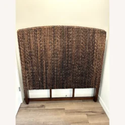 Brown Seagrass Headboard -Pottery Barn 1500 1500 frame 0 206