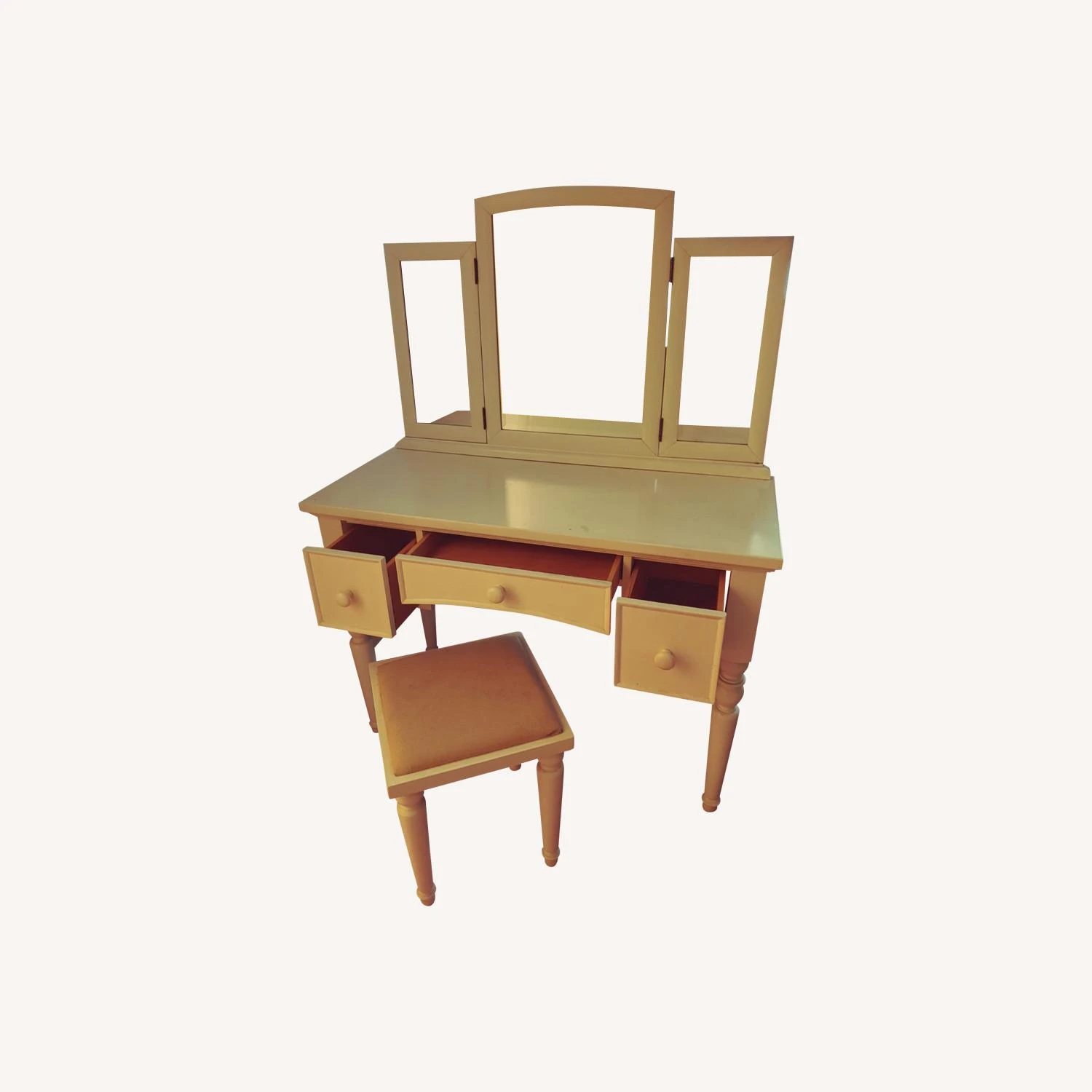 Pottery Barn Antique White Vanity Table and Stool Pottery Barn Antique White Vanity Table And Stool -Pottery Barn 1500 1500 frame 0 2125