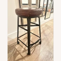 Pottery Barn Decker Leather Bar Stool -Pottery Barn 1500 1500 frame 0 2295