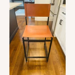 Pottery Barn Hardy Tan Leather Counter Stool -Pottery Barn 1500 1500 frame 0 2334