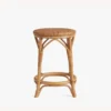 Pottery Barn Parisian Woven Backless Counter Stool