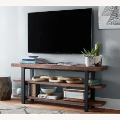 Pottery Barn Griffin Reclaimed Wood Media Console