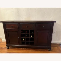 Pottery Barn Cherry Buffet - Built In Wine Storage -Pottery Barn 1500 1500 frame 0 2390