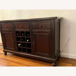 Pottery Barn Cherry Buffet - Built In Wine Storage -Pottery Barn 1500 1500 frame 0 2393
