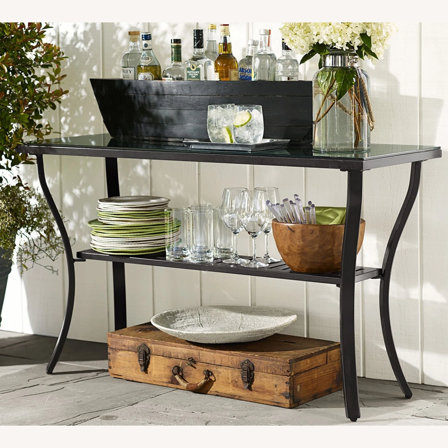 Pottery Barn Riviera Metal Console Table Pottery Barn Riviera Metal Console Table -Pottery Barn 1500 1500 frame 0 2410