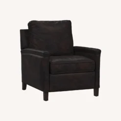 Pottery Barn Tyler Leather Square Arm Recliner -Pottery Barn 1500 1500 frame 0 2471