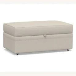 Pottery Barn Pearce Upholstered Storage Ottoman
