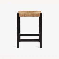 Pottery Barn Malibu Woven Backless Counter Stool