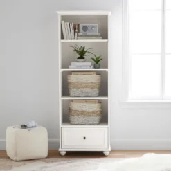 Pottery Barn Chelsea 26" Bookcase With Storage