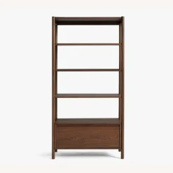 Pottery Barn Bloomquist Open Bookcase With Drawer -Pottery Barn 1500 1500 frame 0 2557