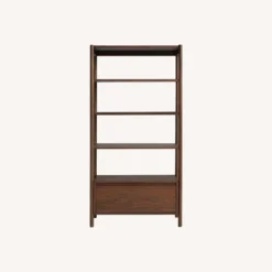 Pottery Barn Bloomquist Open Bookcase With Drawer -Pottery Barn 1500 1500 frame 0 2560