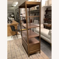 Pottery Barn Bloomquist Open Bookcase With Drawer -Pottery Barn 1500 1500 frame 0 2562
