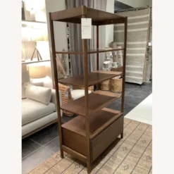 Pottery Barn Bloomquist Open Bookcase With Drawer -Pottery Barn 1500 1500 frame 0 2567