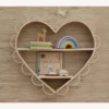Pottery Barn Quinn Rattan Heart Shelf