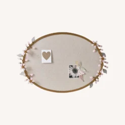 Pottery Barn Grace Pink Flower Pinboard