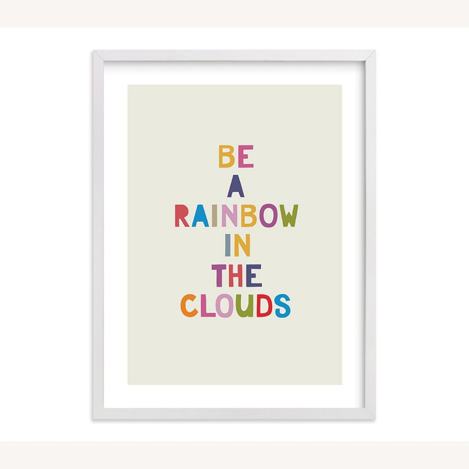 Minted Rainbow In A Cloud Wall Art By Hanna Mac Minted Rainbow In A Cloud Wall Art By Hanna Mac -Pottery Barn 1500 1500 frame 0 2666